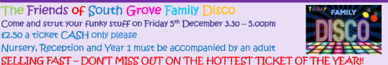The Friends of South Grove Family Disco