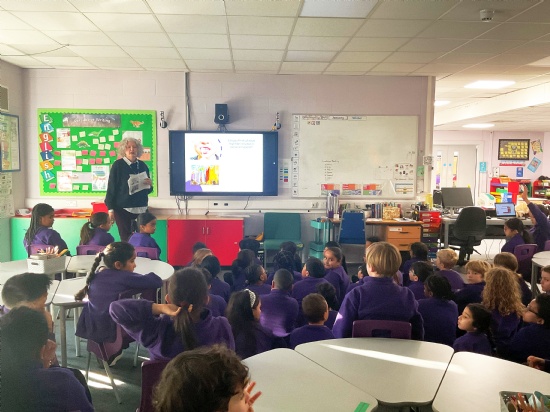 Year 3 where visited by the School Nurse to talk about Personal Hygiene