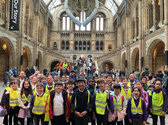 Year Four Visited the Natural History Museum